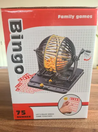Juego de Bingo con Bolas y Tarjetas