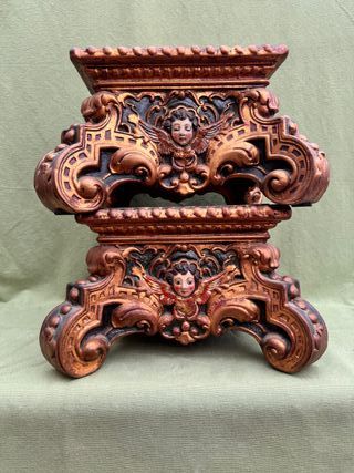 Pareja Ménsulas Terracota Querubines 20cm