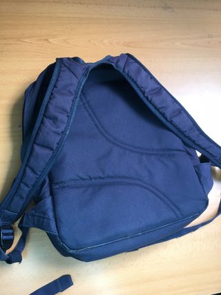 Mochila azul para portátil