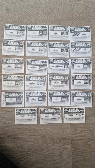 Lote cromos La Liga 2025-2026