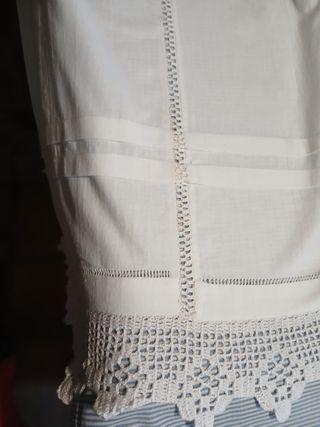 Enaguas blancas traje regional