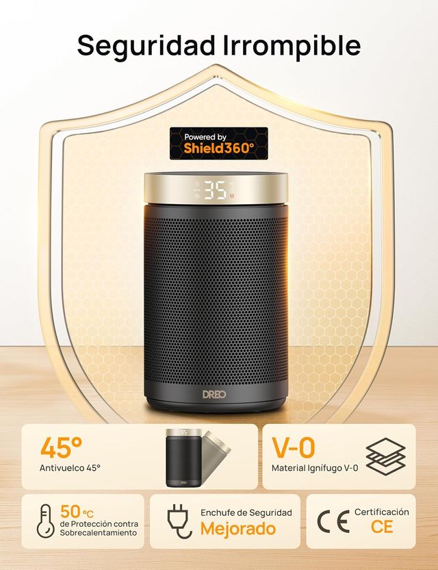 Calefactor de bajo consumo Dreo, 1500 W