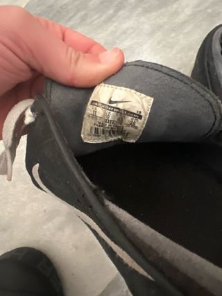 Botines Nike Negro/Plata