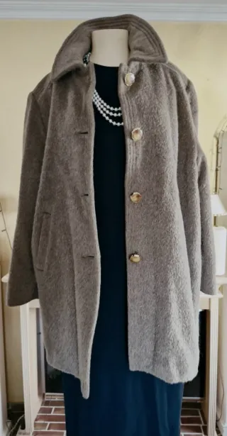 Chaquetón Lana y Mohair Talla 48