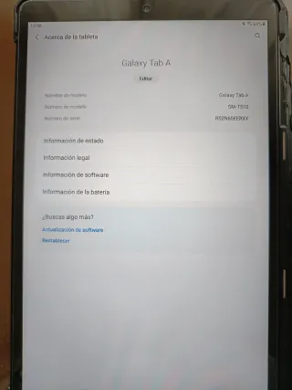 Samsung Galaxy Tab A Negra
