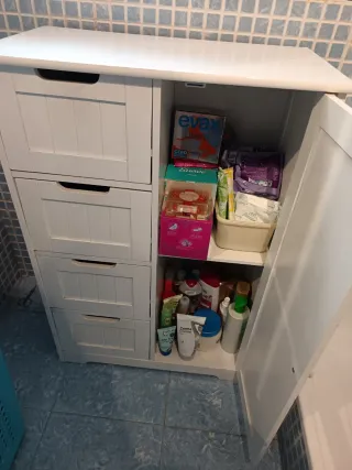 Muebles baño bajo lavabo y auxiliar