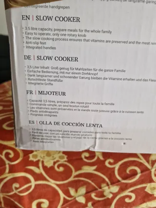 Olla Cocción Lenta Tomado TSC7535B