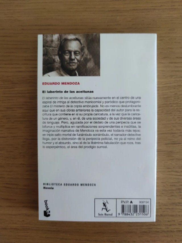 El Laberinto De Las Aceitunas, Eduardo Mendoza