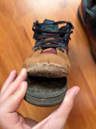 Scarponcini da montagna donna marroni multicolore