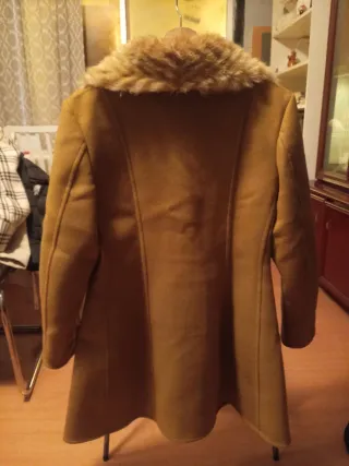 Abrigo vintage con cuello de pelo Perfect condicio