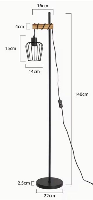 Lámpara de pie salón