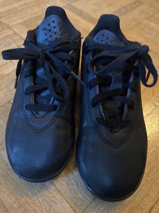 Botas de fútbol Adidas niño negras 30