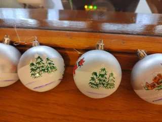 5 Bolas árbol Navideñas Decoradas