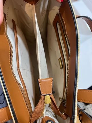 Bolso Guess Beige y Marrón