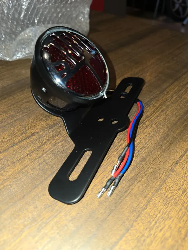 Luz traseira de piloto para moto vintage nova