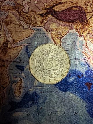 Lote de Moneda 2000 PTAS y Moneda de 5€ de Austria