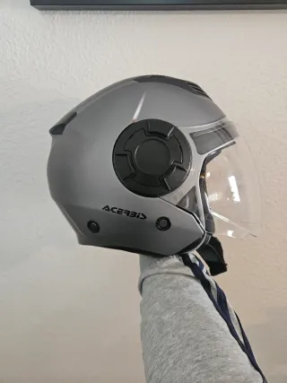 Casco Jet Acerbis Vento Gris