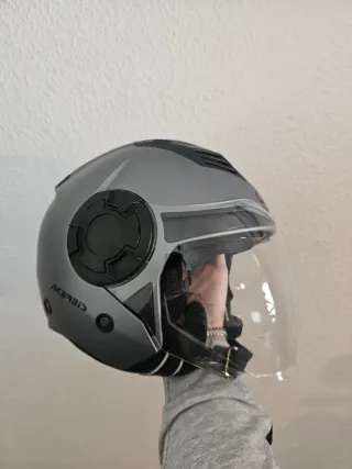 Casco Jet Acerbis Vento Gris
