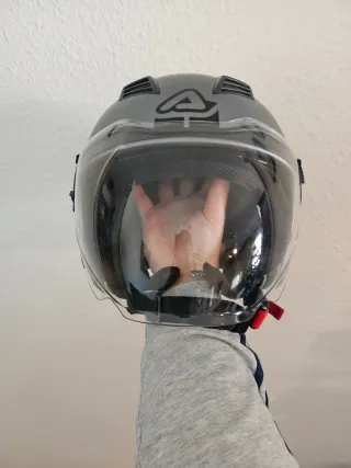 Casco Jet Acerbis Vento Gris