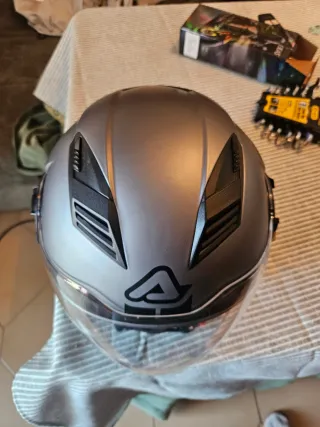Casco Jet Acerbis Vento Gris