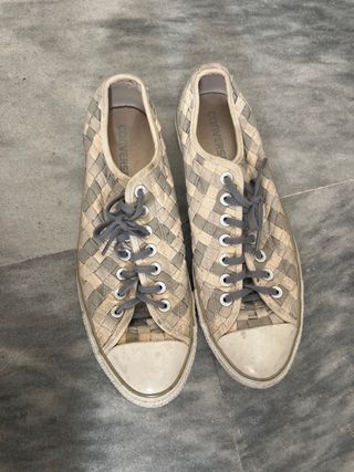 Botines Converse Beige y Gris