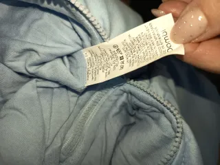 Mono abrigo bebé azul con capucha talla 3 meses