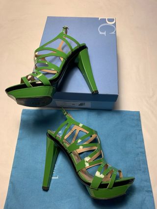 Sandalias Paco Gil Verdes Talla 40
