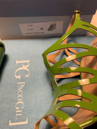 Sandalias Paco Gil Verdes Talla 40