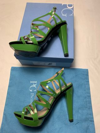 Sandalias Paco Gil Verdes Talla 40