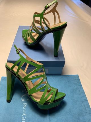 Sandalias Paco Gil Verdes Talla 40