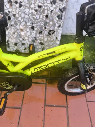 Bicicleta Monty infantil color amarillo