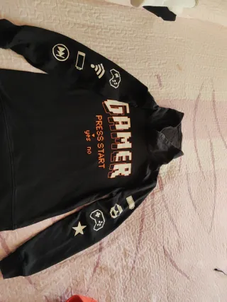 Sudadera Gamer Negra