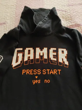 Sudadera Gamer Negra