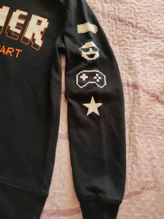 Sudadera Gamer Negra