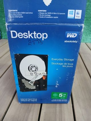 Disco Duro Interno WD Blue 2TB Desktop