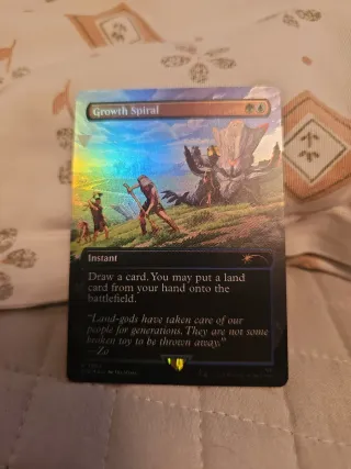 Carta MTG Growth Spiral foil Secret Lair