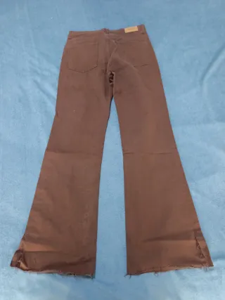 Pantalones Stradivarius Marrones Acampanados