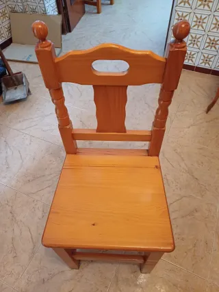 Sillas Provenzales Madera Maciza