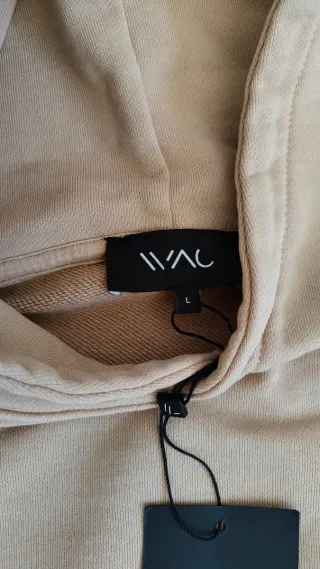 Camisola com Capuz Bege