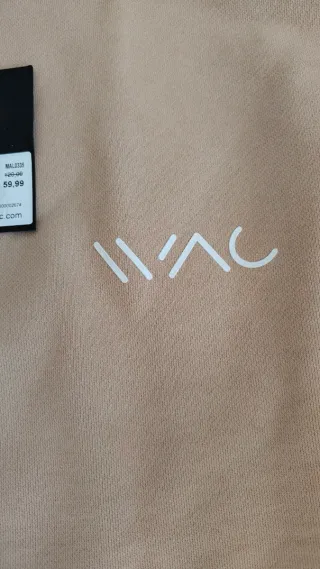 Camisola com Capuz Bege