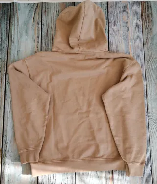 Camisola com Capuz Bege