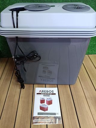 Arebos Nevera termoeléctrica 25L Gris