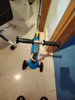 Patinete infantil 3 ruedas azul