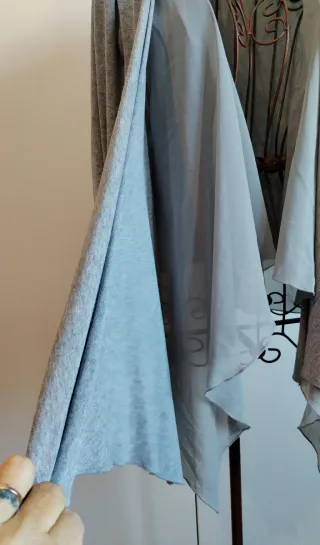 Cardigan grigio taglia unica