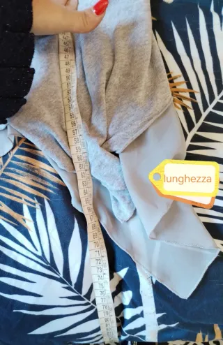 Cardigan grigio taglia unica