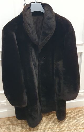 Chaquetón Mouton Negro Talla 42