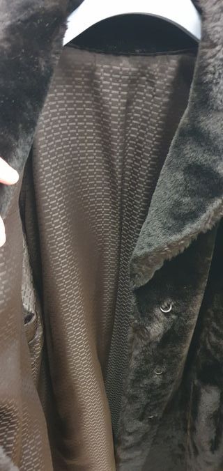 Chaquetón Mouton Negro Talla 42