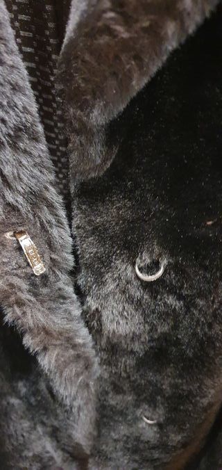 Chaquetón Mouton Negro Talla 42