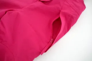 Pantalones de esquí rosas con tirantes