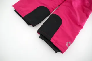 Pantalones de esquí rosas con tirantes